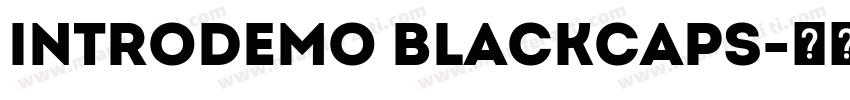 introdemo blackCAPS字体转换